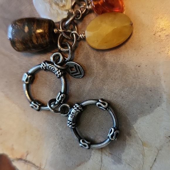 Silpada Sterling Silver Bracelet with Semi-Precious Stones - Picture 2 of 7